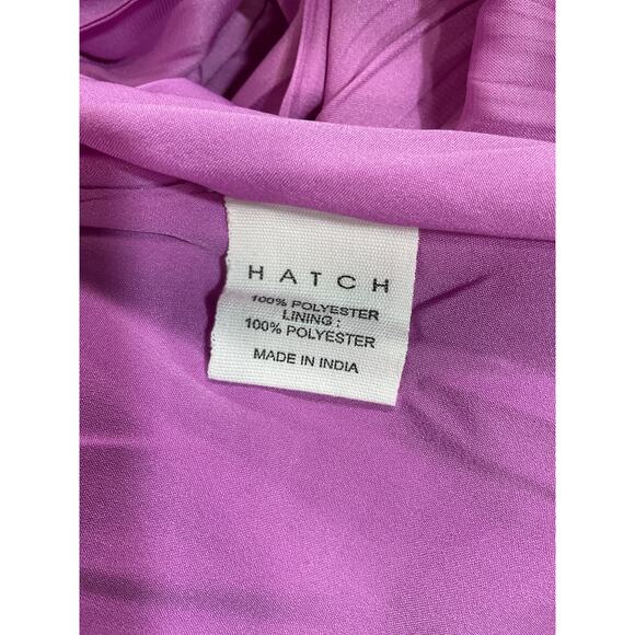 Hatch Collection 'The Winslet' Purple Pleated Maxi Dress Size 2 - NWT - Picture 5 of 5